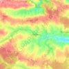 Carte topographique Lanrelas, altitude, relief