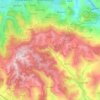 Carte topographique Feleacu, altitude, relief