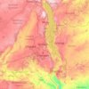Carte topographique Malawi, altitude, relief