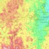 Carte topographique Celina, altitude, relief