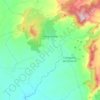 Carte topographique Herguijuela, altitude, relief