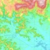 Carte topographique Town of Honey Creek, altitude, relief