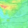Carte topographique Oued Smar, altitude, relief