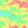 Carte topographique Saulgond, altitude, relief