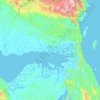 Carte topographique Teluk Bintuni, altitude, relief