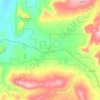 Carte topographique Gallina, altitude, relief