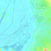 Carte topographique Mittry Lake, altitude, relief