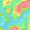 Carte topographique Liefrange, altitude, relief