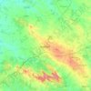 Carte topographique Estremoz, altitude, relief