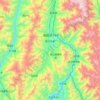Carte topographique Dechang County, altitude, relief