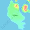 Carte topographique Foley Island, altitude, relief