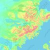 Carte topographique Katmai National Park, altitude, relief