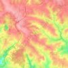 Carte topographique Verruyes, altitude, relief