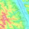 Carte topographique Castagnac, altitude, relief