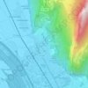 Carte topographique Fontanil-Cornillon, altitude, relief
