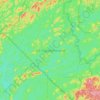 Carte topographique Zec Capitachouane, altitude, relief