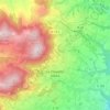 Carte topographique La Chapelle-Villars, altitude, relief