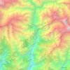 Carte topographique Dharche, altitude, relief