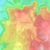 Carte topographique Mont-sur-Monnet, altitude, relief