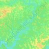 Carte topographique Pangar, altitude, relief