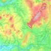 Carte topographique 74330, altitude, relief