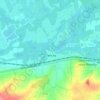 Carte topographique Crancey, altitude, relief