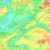 Carte topographique Marbach, altitude, relief