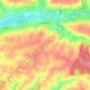 Carte topographique Burelles, altitude, relief
