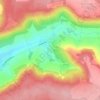 Carte topographique Cuchery, altitude, relief