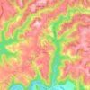 Carte topographique Assac, altitude, relief