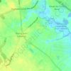 Carte topographique Rising Sun-Lebanon, altitude, relief