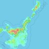 Carte topographique Ishigaki-jima, altitude, relief
