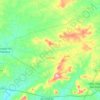 Carte topographique Carneiros, altitude, relief