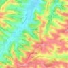 Carte topographique Castelgaillard, altitude, relief