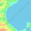 Carte topographique Golfe de Gabès, altitude, relief