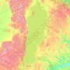 Carte topographique Khuvsgul-See, altitude, relief