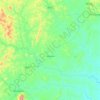 Carte topographique Macajuba, altitude, relief