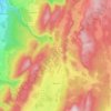 Carte topographique Brénod, altitude, relief