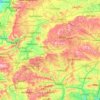 Carte topographique Wiltshire, altitude, relief