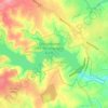 Carte topographique Lake Georgetown, altitude, relief