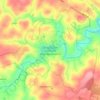 Carte topographique Broad Creek Memorial Scout Reservation, altitude, relief