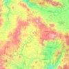 Carte topographique Sierra de Quila, altitude, relief