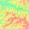 Carte topographique Moreira Sales, altitude, relief