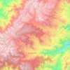 Carte topographique Roncesvalles, altitude, relief