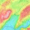 Carte topographique Les Fins, altitude, relief