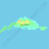 Carte topographique Dyaul Island, altitude, relief