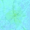 Carte topographique Marne, altitude, relief
