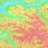 Carte topographique 24660, altitude, relief