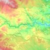 Carte topographique Clear Creek Canyon Park, altitude, relief