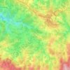 Carte topographique Vallière, altitude, relief